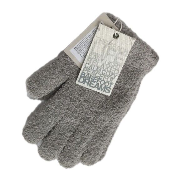 Barefoot Dreams Accessories - NEW Barefoot Dreams CozyChic Gloves Pewter Gray Small-Medium BDUCC1664 NWT